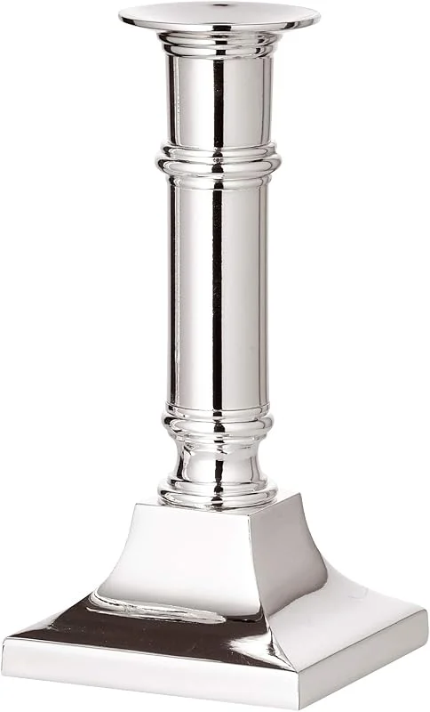 Visita la tienda de EDZARD EDZARD Candelero Kent (H 16 cm), plateado resistente al deslustre — Cena a la luz de velas