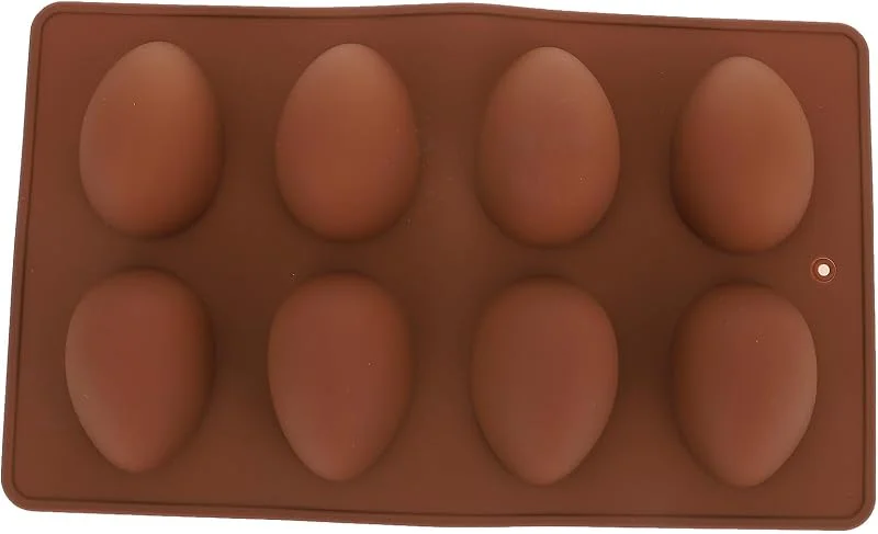 HEALEEP Molde De Huevo De Pascua De Cavidades Silicona Para Hacer Chocolates Pasteles Magdalenas y Gelatinas — Hogar y cocina