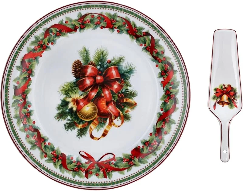 Visita la tienda de Tognana Tognana, Plato Árbol 25x21 cm Christmas Fairy Tale, Porcelana, Multicolor — Adviento y mesa