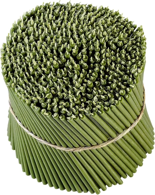 Visita la tienda de Danilovo Danilovo Velas de Cera de Abeja (Verde) – Velas Ortodoxas Para Oración, Rituales, de Decoración de Mesa, N120, Altura 16 cm, 50 Unidades — Cena a la luz de velas