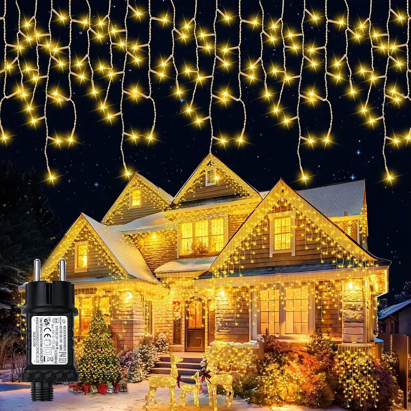 Buudala Luces de Navidad Exterior, 12.8+5M 400 LED Luzes Natal Exterior — Luces Navidad