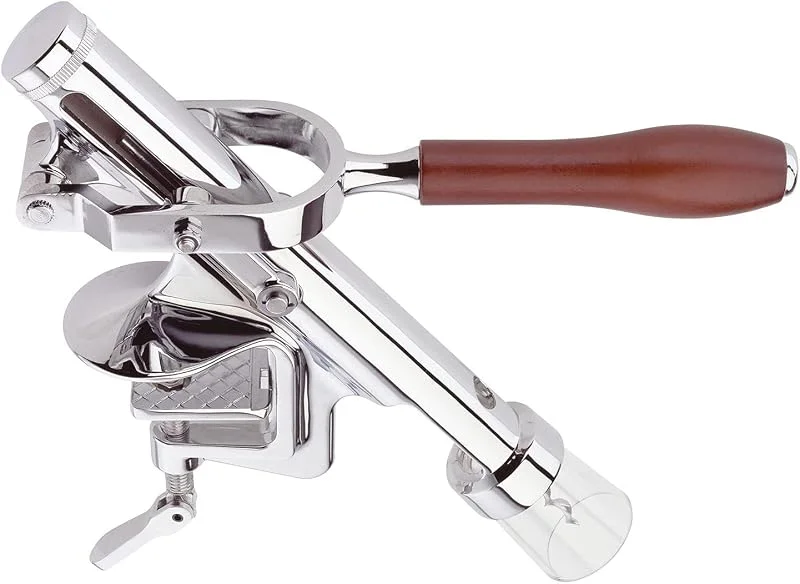Visita la tienda de Westmark Westmark Sacacorchos de mesa, Para gastronomía, cocinas profesionales, Longitud: aprox. 28 cm, Zinc fundido a presión, acero inoxidable, plástico, Sieger-Profi, Plata, marrón, 60382260 — Vino y mesa festiva