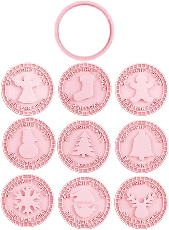 Generisch Sello de galletas de Navidad 3D reutilizable — Hogar y cocina