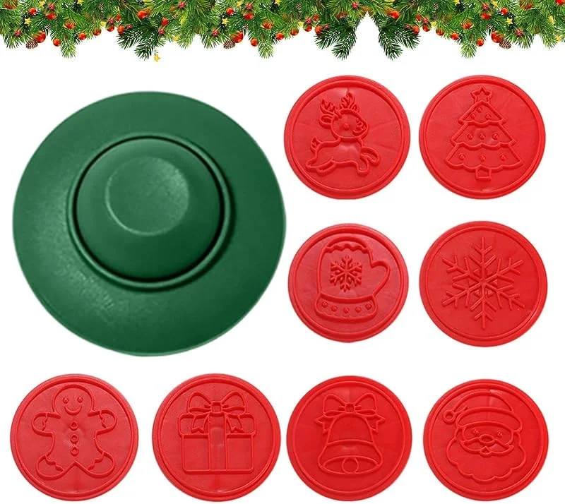 Generisch Sello de galletas de Navidad antiadherente festivo — Hogar y cocina