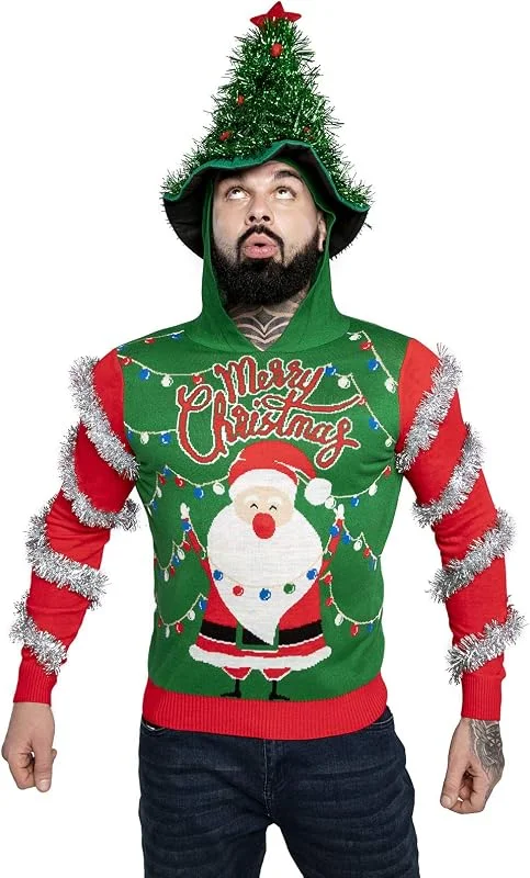 U LOOK UGLY TODAY Unisex Christmas Ugly Sweatshirt Men Women 3D Printing Santa Sweater Suéter pulóver Hombre — Ropa Navidad