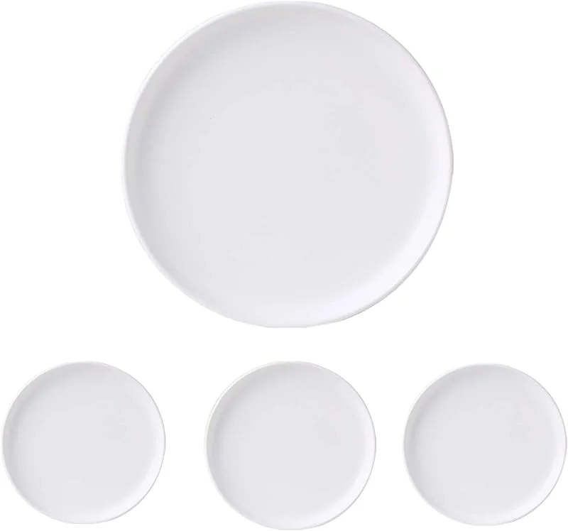 Swuut Platos de aperitivo de cerámica mate de 15, 2 cm, juego de 4 platos pequeños para postre mini, apto para microondas y horno, platos para aperitivos, pan, mantequilla, postre, tarta, pastel — Adviento y mesa