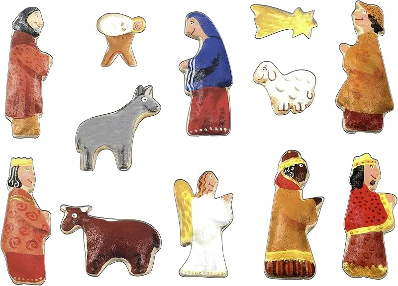 Visita la tienda de Grizzly Moldes de Galletas de Repostería Belén de Navidad - Cortapastas Grandes de Hojalata para Niños - Set de Cortadores de Galletas Navideños – Juego de 12 Unidades — Hogar y cocina