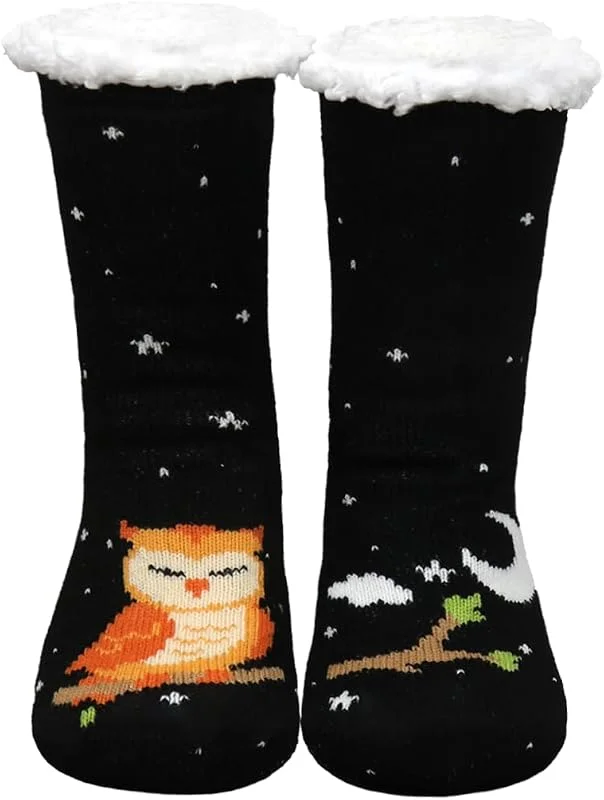 Augesak Calcetines Termicos Mujer, Calcetin Invierno, Calcetines Antideslizantes, Divertidos Animales Calcetin Casa Mujer, Navidad, Dormir Casa — Decoracion Navidad