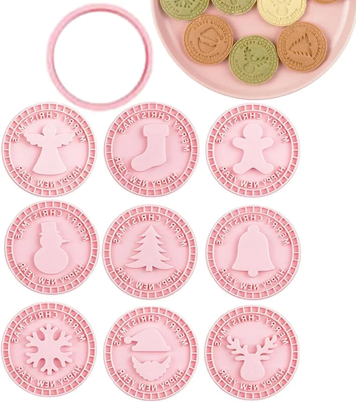 Generisch Cortador de galletas de Navidad 3D reutilizable — Hogar y cocina