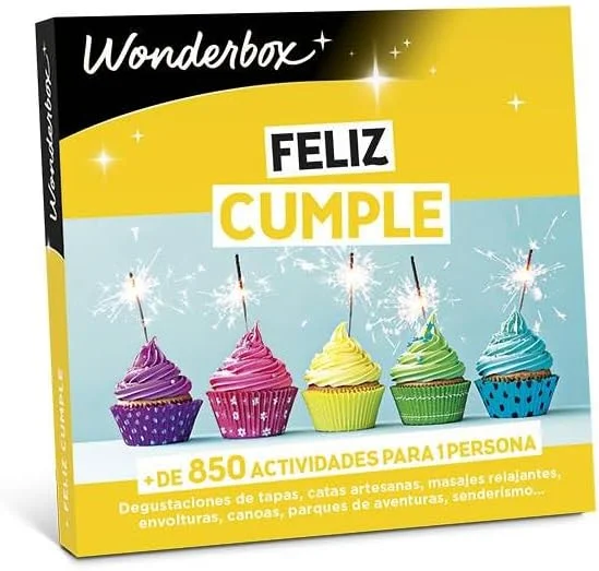 Visita la tienda de WONDERBOX WONDERBOX - Caja Regalo - Feliz Cumple - para 1 Persona — Envoltorio regalo