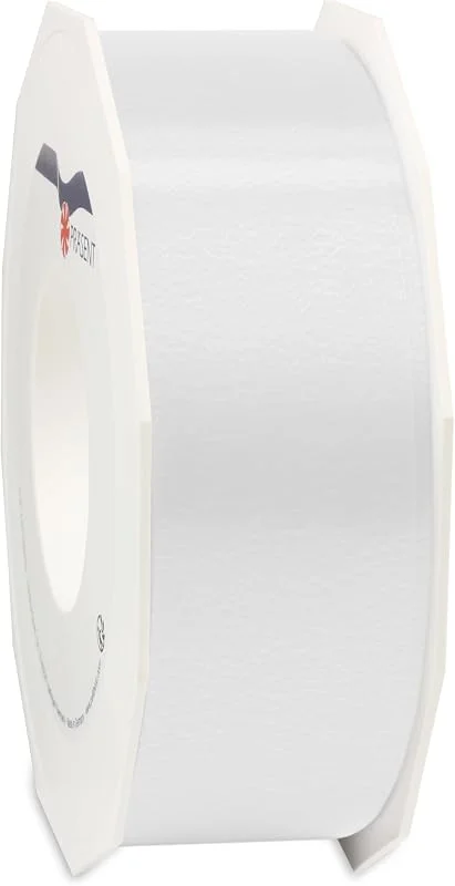 Visita la tienda de PRÄSENT C.E. PATTBERG Cinta regalo color blanco puro, 91 m de cinta embalar para rizar, 40 mm ancho para manualidades, decoración y envolver regalos para cualquier ocasión — Envoltorio regalo