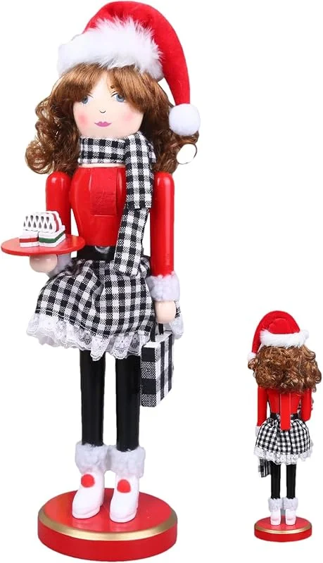Generic Figuras Cascanueces Señora Navidad Ornamento de Oficina para las Fiestas — Decoracion Navidad