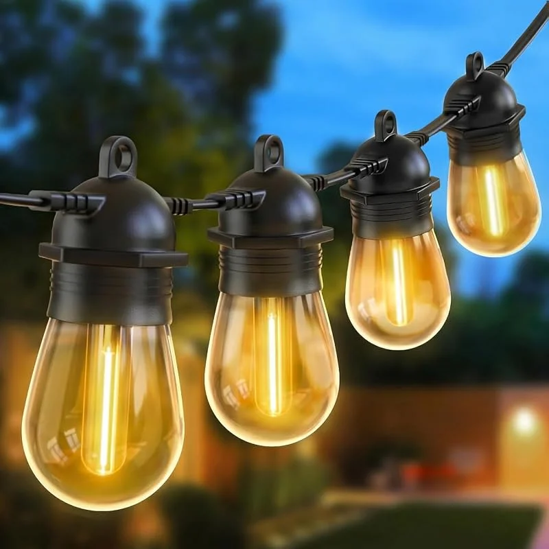 Visita la tienda de Quntis Quntis Guirnalda Luces Exterior 16M, 53ft Conectable IP65 Impermeable — Luces Navidad