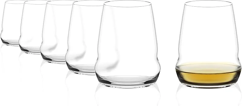 Stölzle Lausitz Cocoon Vasos de Vino Blanco sin Tallo 445 ml, Set de 6 — Vino y mesa festiva