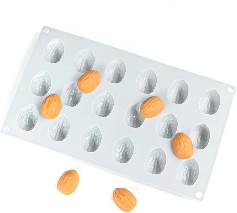 XiaoShenLu Molde de silicona, molde para hornear para hacer chocolate, pastel, gelatina, nuez — Hogar y cocina