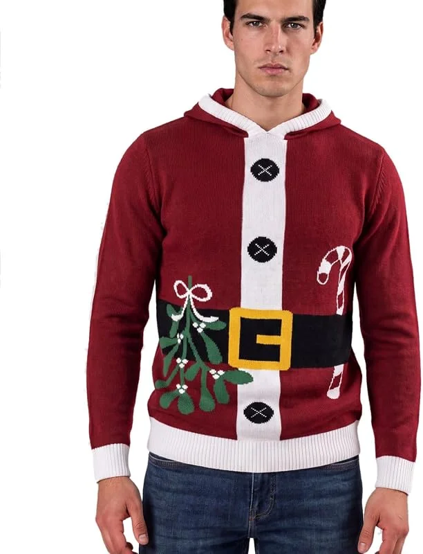 Xact Jersey de Navidad para hombre, elfo y reno de Rudolfo — Ropa Navidad