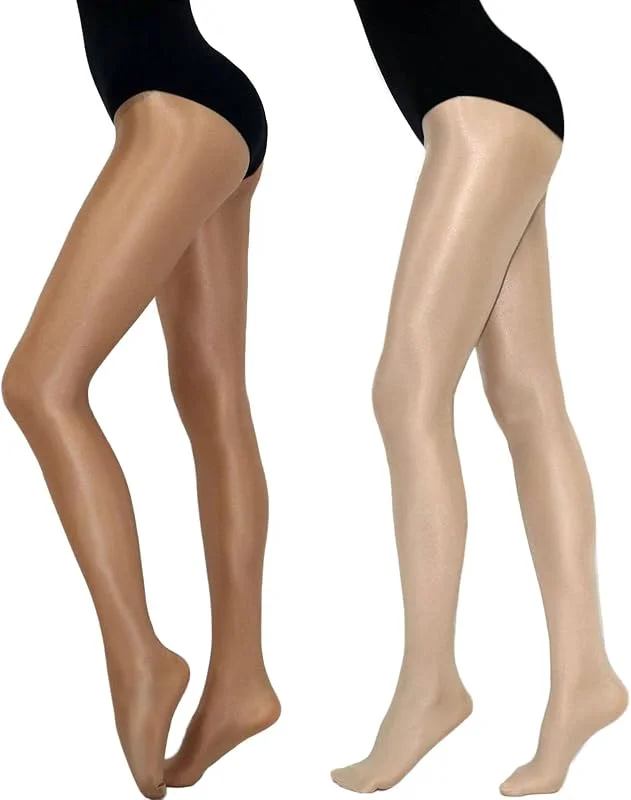 Visita la tienda de HTRUIYATY HTRUIYATY Medias Mujer Brillante de Seda con Costura Resistentes Pantimedias Medias para Danza — Ropa Navidad