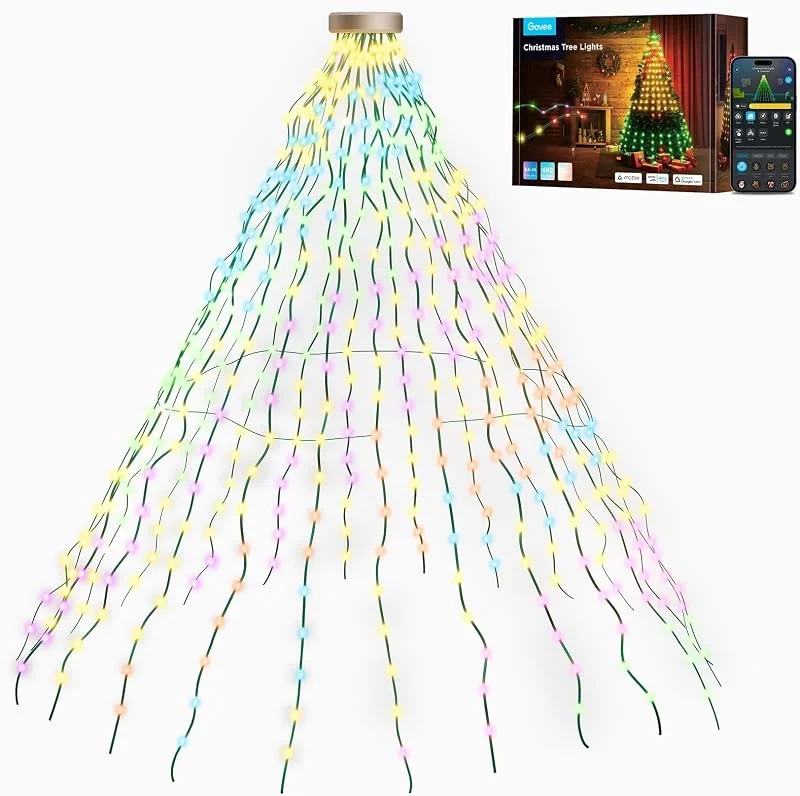 Visita la tienda de Govee Govee Luces Arbol Navidad, RGBIC 480 LEDs Guirnalda Luces de Navidad, 2M*24 — Luces Navidad