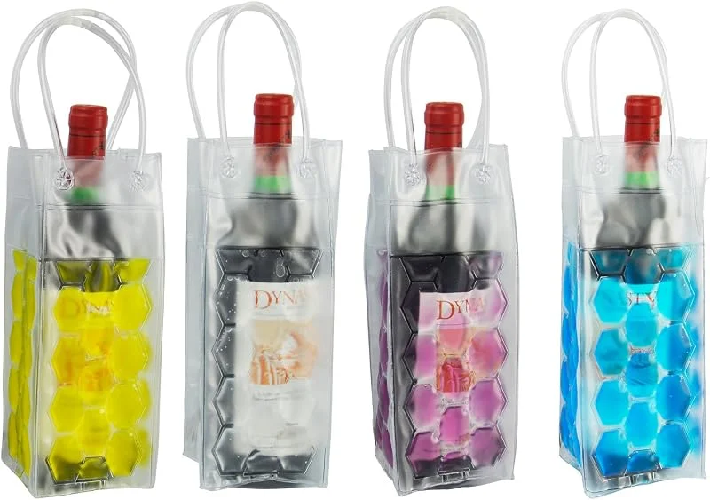 Visita la tienda de vivo Vivo© - Bolsa enfriadora de vino, enfriador de botellas, con gel para regalo de picnic al aire libre — Vino y mesa festiva