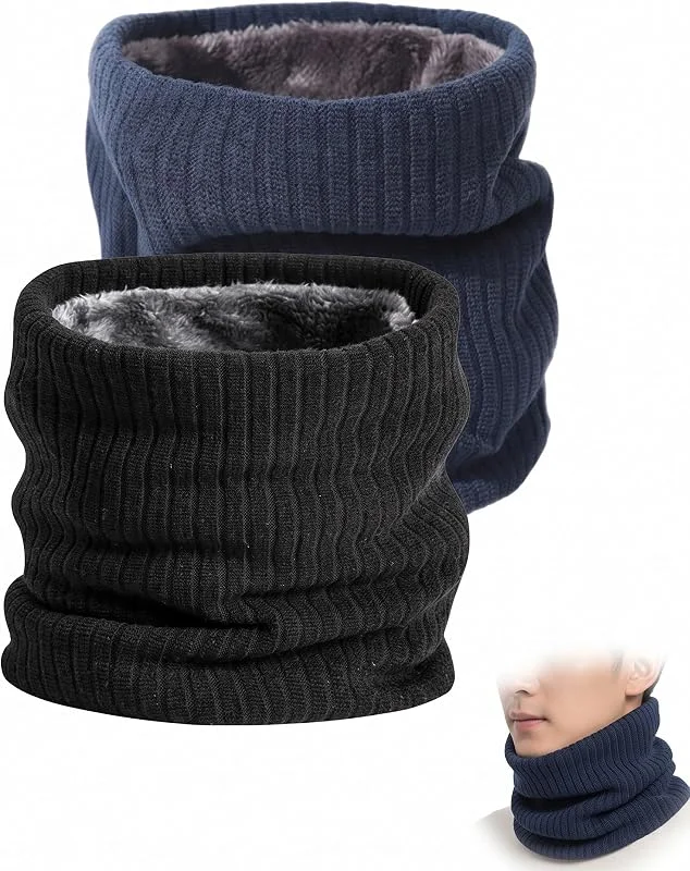 JIRVEX 2 Piezas Braga Cuello Polar Niño Invierno Elástica — Ropa Navidad