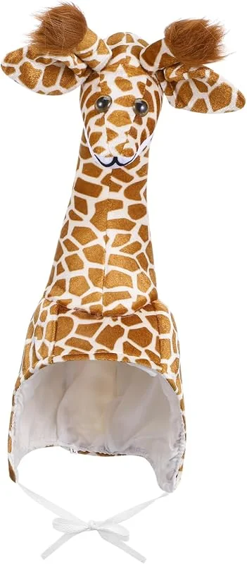 Amosfun Límite De Rendimiento Sombreros Para Mujer Vestir Sombrero Disfraz De Jirafa Lindo Sombrero De Animales Divertidos Sombreros De Fiesta Padre-hijo Sombrero De Invierno Universal — Ropa Navidad