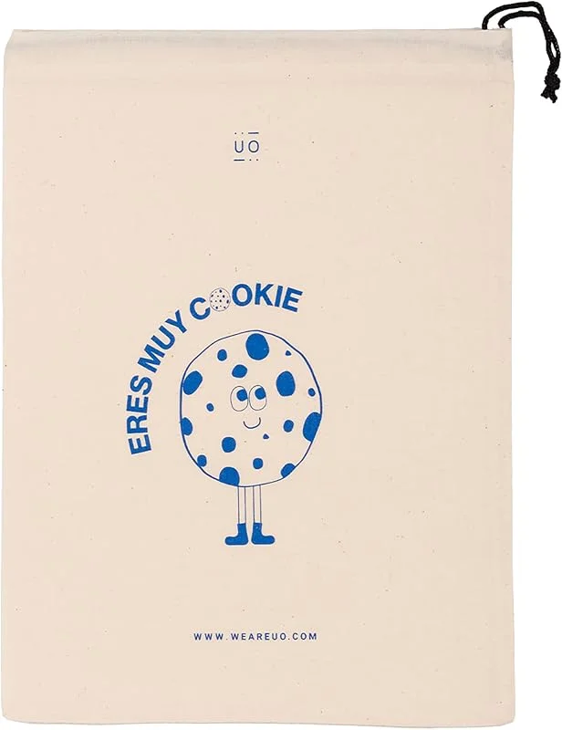 Visita la tienda de UO Bolsa tela regalo "Eres muy cookie", Algodón natural 100%, Tamaño 24 cm x 30 cm, Reutilizable, Ideal para envolver regalos, cierre con cordón. — Envoltorio regalo