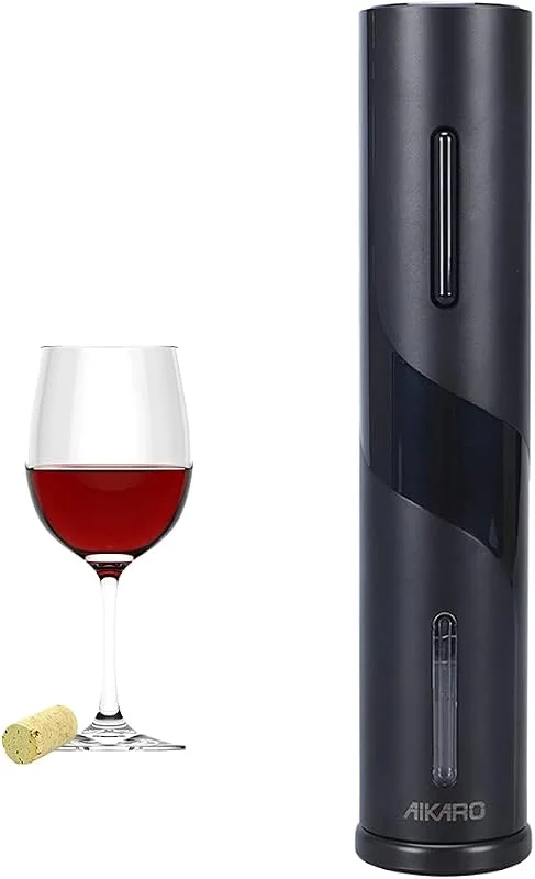 Visita la tienda de AIKARO AIKARO - Abrebotellas de vino eléctrico Sacacorchos electrónico automático, A pilas — Vino y mesa festiva