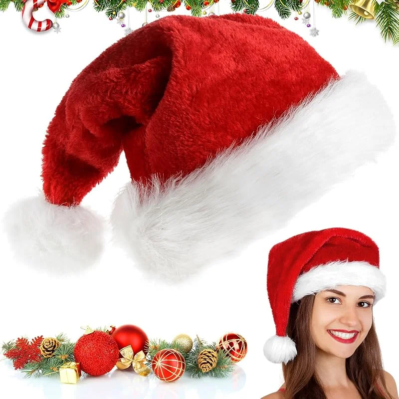 FUKPO Gorro Navidad, Gorros Navidad Gorro Papa Noel Adulto Navideño, Gorros Santa Claus Navideños — Ropa Navidad
