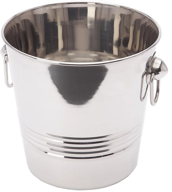 Visita la tienda de LACOR LACOR 14121 - Cubo De Hielo GarInox Acero Inoxidable 20cmDiámetro 4 litros — Vino y mesa festiva