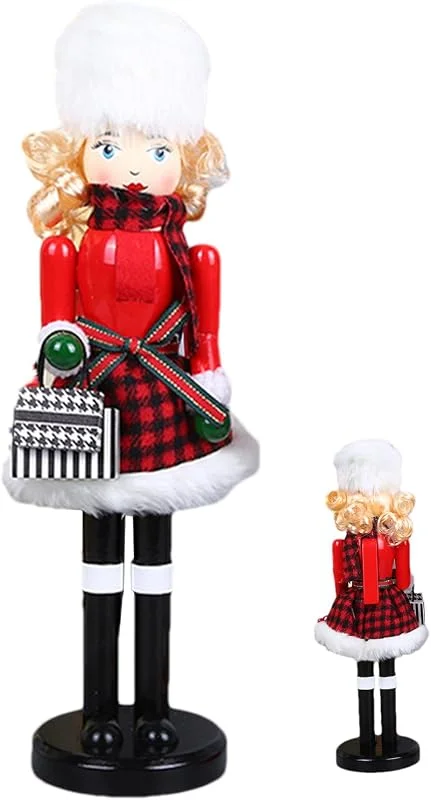 Generisch Figuras de Navidad Cascanueces Figuras Escritorio Exhibición Ornamento — Decoracion Navidad