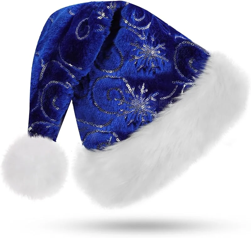 Visita la tienda de CITÉTOILE CITÉTOILE Gorro Navidad, Gorros de Papá Noel para Adultos, Gorro de Navidad para Hombres y Mujeres par Año Nuevo, Vacaciones, Decoraciones Fiesta — Ropa Navidad