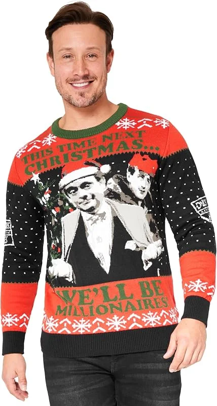 Only Fools and Horses Jersey de Navidad para hombre – cálido y acogedor divertido jersey de Navidad – Tallas M-2XL Producto oficial – Regalos para él — Ropa Navidad