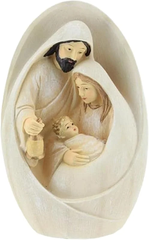 Luckyki Juego Figuras para Belén de Resina, Nacimiento Moderno, Decoración para el hogar Oficina y jardín — Decoracion Navidad