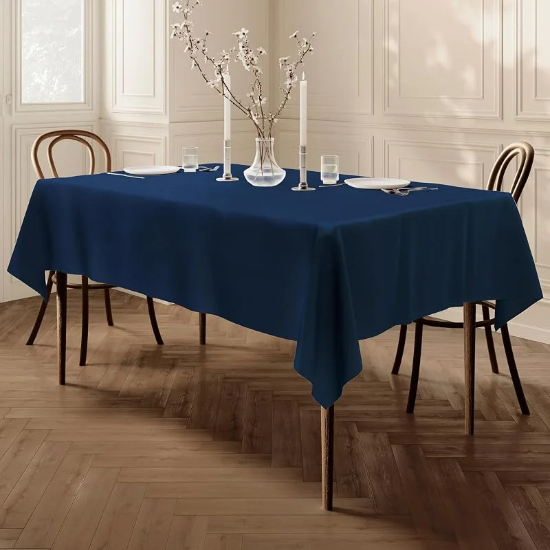 Visita la tienda de Home Direct HomeDirect Mantel 100% poliéster, Rectangular 150 x 250cm Azul — Hogar y cocina