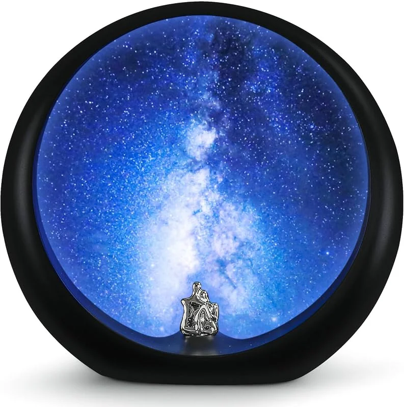 mamre Lámpara de la Vía Láctea Galaxy Space Nightsky Light Aniversario único Cumpleaños Navidad Regalo de San Valentín para él, ella, pareja — Cena a la luz de velas