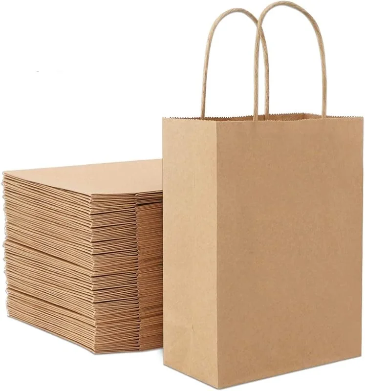 LATERN 32 Piezas Bolsa de Papel Kraft Marrón Bolsa de Fiesta de Navidad Bolsas de Regalo Bolsas de Papel Para Fiestas de Bodas de Cumpleaños de Navidad (27 * 11 * 20CM) — Envoltorio regalo