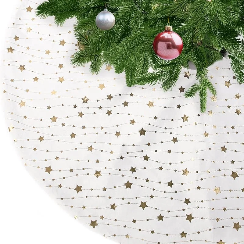 Visita la tienda de KONVINIT KONVINIT Falda de Árbol de Navidad Peluche Falda Arbol Navidad Cubre pie — Adviento y mesa