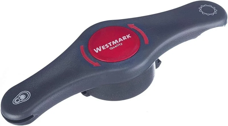 Visita la tienda de Westmark Westmark Abridor combinado, Multi-abridor, abrebotellas, latas de bebida, Libera el vacío de los tarros de conserva, Longitud: 14, 7 cm, Propeller 4 en 1, Antracita, rojo, 10512280 — Vino y mesa festiva