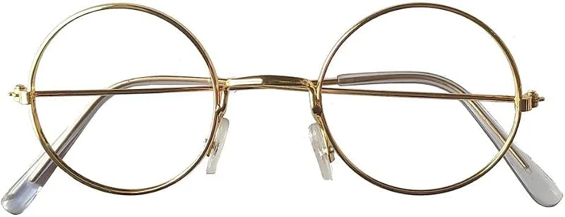 Boland 13418 Gafas Papá Noel – seulement Montura, Oro, Talla única — Ropa Navidad