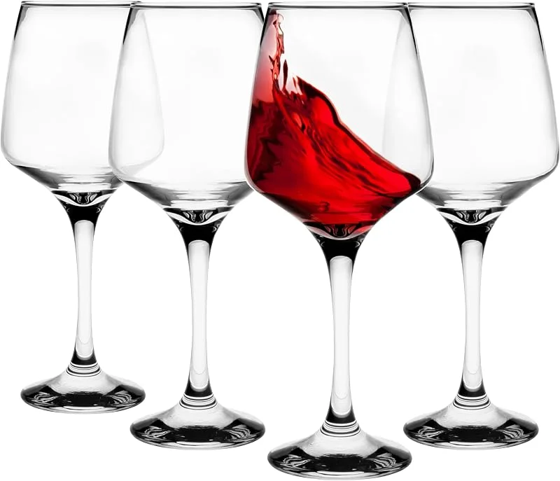 Visita la tienda de Glasmark KROSNO 1992 Glasmark KROSNO 1992 copas de vino juego de 4 copas 360 ml copas de vino blanco copas de vino tinto copa de vino postre cóctel vasos de agua aptos para lavavajillas — Vino y mesa festiva
