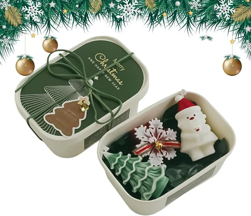 Genérico Velas Aromáticas de Navidad Set de Aromaterapia de — Cena a la luz de velas