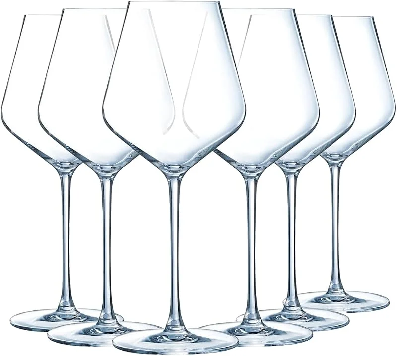 Chef & Sommelier Copas de Vino Distinction 38 cl Juego de 6 — Vino y mesa festiva