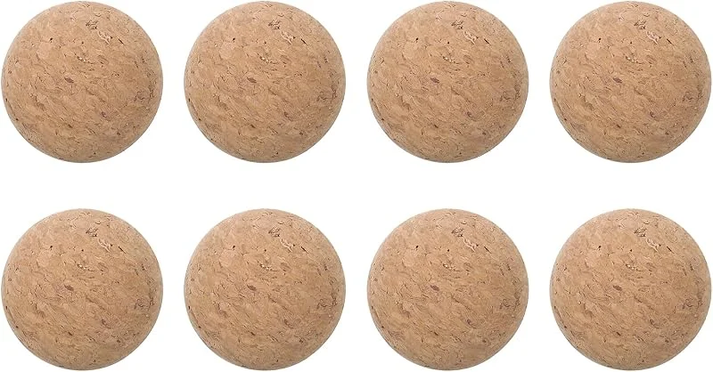 uxcell 8 jarras de vino de bola de corcho, tapón de corcho de madera de 45 mm, tapón de bola de madera, tapones de corcho para decantador de vino, reemplazo de botellas de vidrio — Vino y mesa festiva