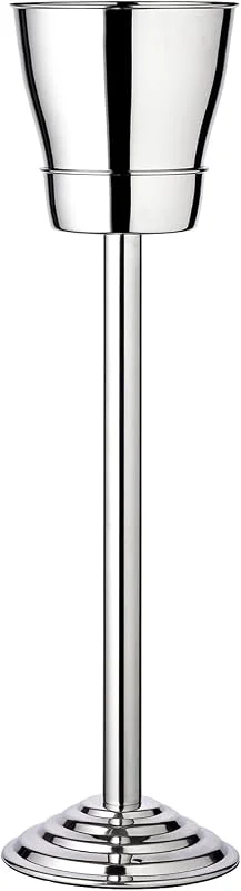 Visita la tienda de EDZARD EDZARD Champanera Aspen con soporte (H 85 cm, Ø 23 cm), acero inoxidable — Vino y mesa festiva