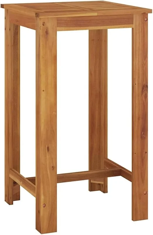Visita la tienda de vidaXL vidaXL Mesa Alta de jardín Madera Maciza de Acacia 60x60x105 cm — Decoracion Navidad