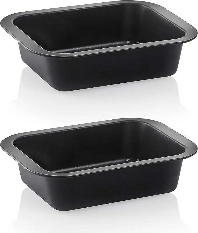 Visita la tienda de Grizzly Grizzly juego de 2 Bandejas de horno - Antiadherente - Uso universal 24 x 17, 5 x 6 cm (dimensiones externas) — Hogar y cocina