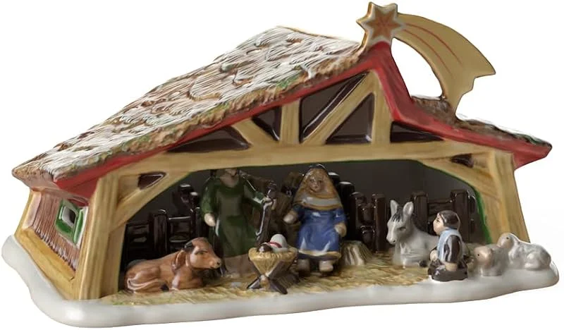 Villeroy & Boch Este belén de Porcelana resulta Encantador por Sus Ricos Detalles, sin Duda, quedará Debajo de su árbol de Navidad. — Decoracion Navidad