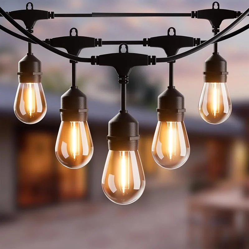 Visita la tienda de Yuucio Guirnalda Exterior 30M S14 IP65, 30+2 Bombillas Inastillables — Luces Navidad