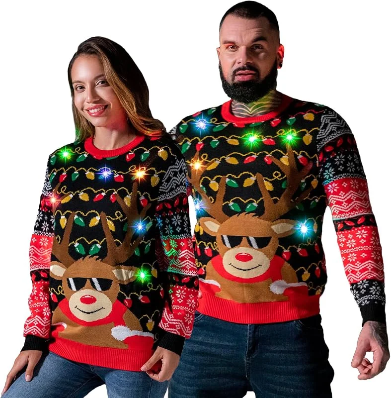 U Look Ugly Today Long Sleeve Jumper - Suéter pulóver Hombre — Ropa Navidad