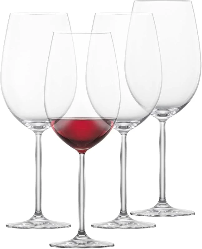 Visita la tienda de Schott Zwiesel SCHOTT ZWIESEL Copa de vino tinto para Burdeos Muse (set de 4), refinadas copas de clarete para vino tinto, copas de cristal Tritan aptas para lavavajillas, fabricadas en Alemania (art. nº. 123669) — Vino y mesa festiva